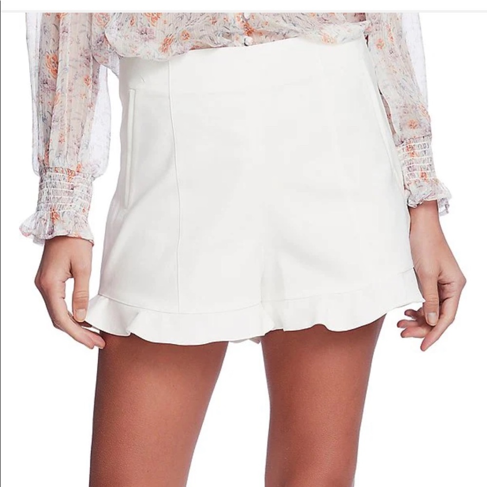Ruffle Hem Shorts
